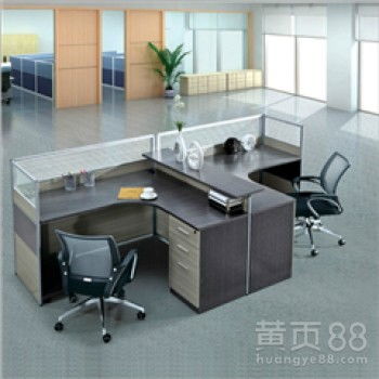 定制天津敞開式隔斷員工組合桌 優化四人位電腦辦公空間的理想選擇